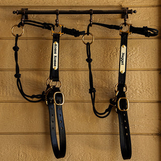 Halter Nameplate - Brass