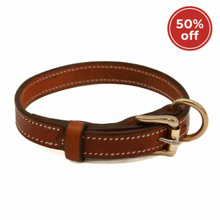 Classic Leather Dog Collar